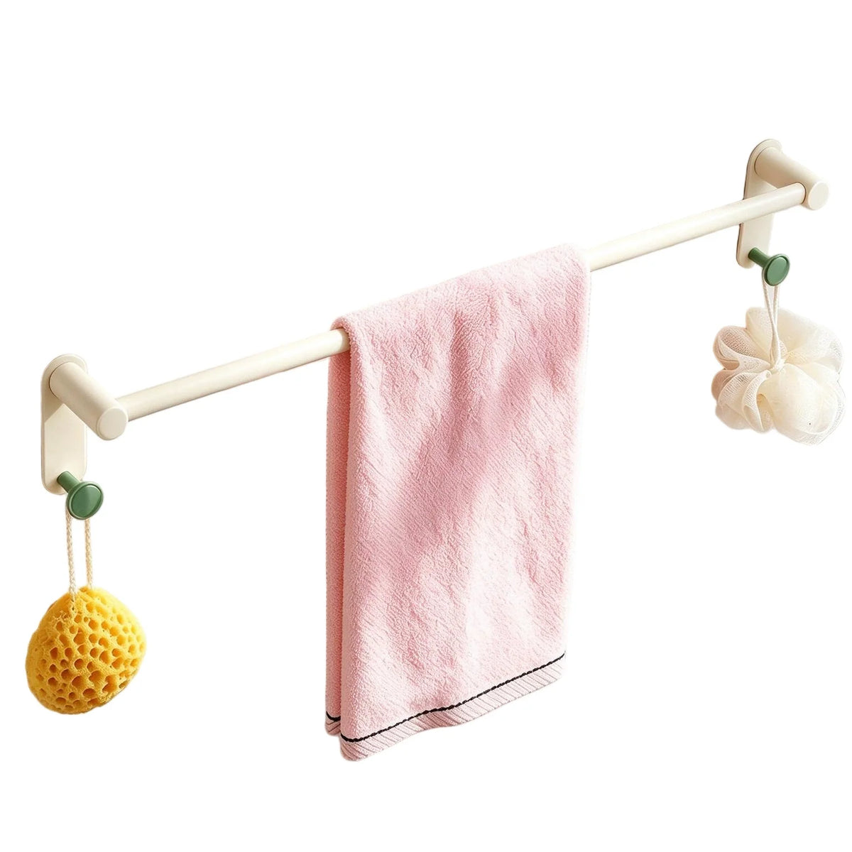 Kavdrino Mint Green Dopamine Stainless Steel Towel Bar for Bathroom, No Drilling Required