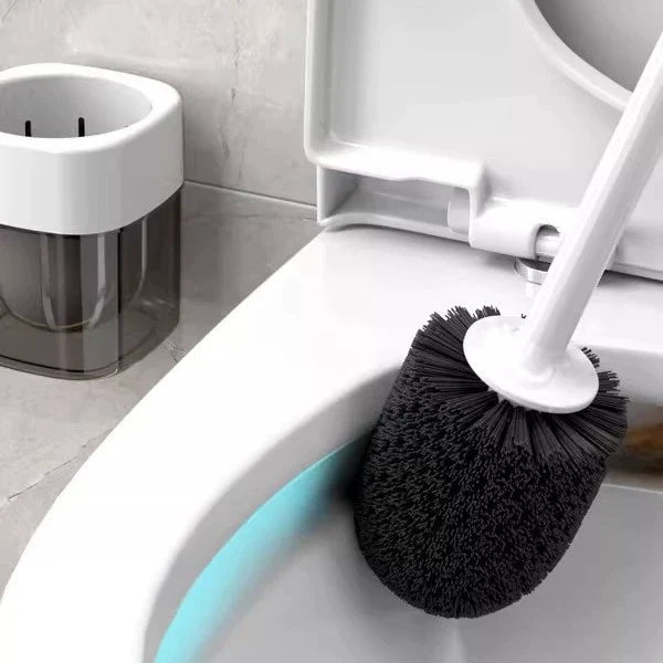 Kavdrino Wall-mounted toilet brush set for home use, designed for thorough cleaning of the toilet, specialized toilet brush