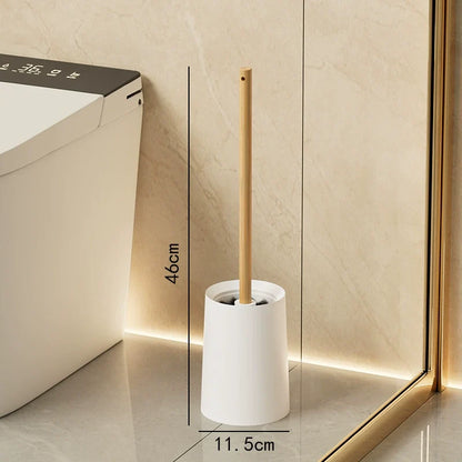 Kavdrino Household toilet brush set with brush and base, designed for thorough cleaning of the toilet without dead corners