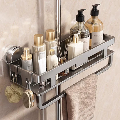 Kavdrino Bathroom Shower Caddy Suction Cup Storage Rack