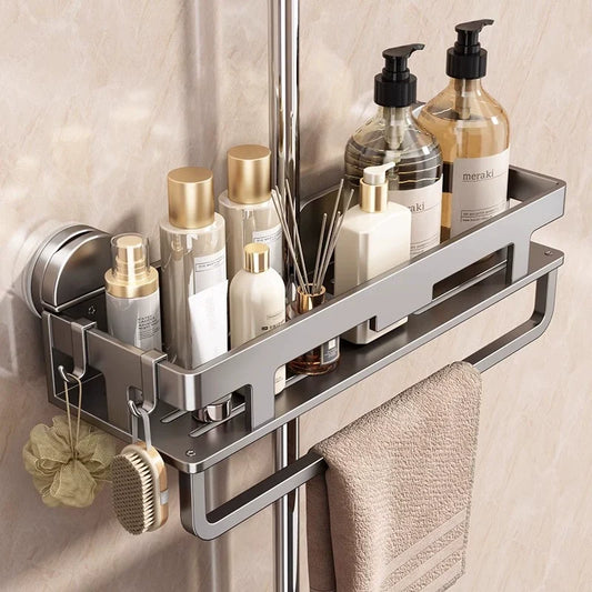 Kavdrino Bathroom Shower Caddy Suction Cup Storage Rack