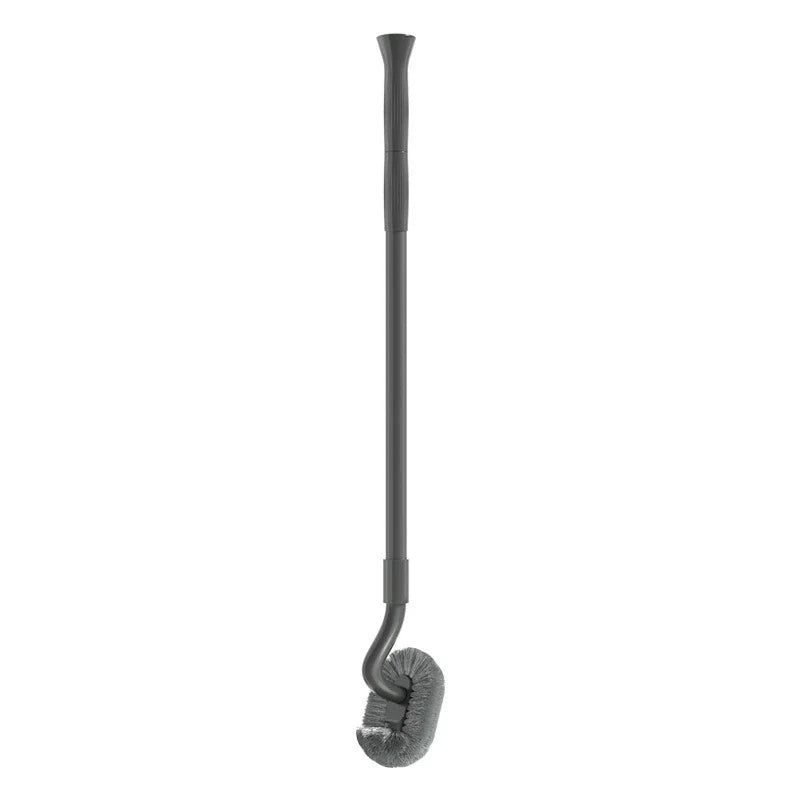 Kavdrino New Long-Handled Toilet Brush, Bathroom Cleaning Brush, Plastic Soft Bristle Toilet Cleaner