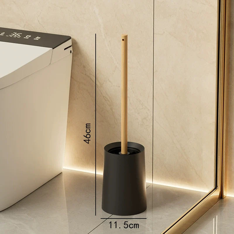 Kavdrino Household toilet brush set with brush and base, designed for thorough cleaning of the toilet without dead corners