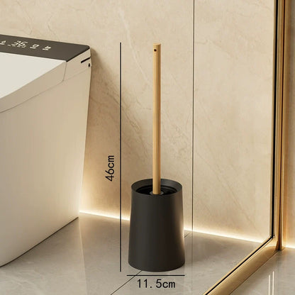 Kavdrino Household toilet brush set with brush and base, designed for thorough cleaning of the toilet without dead corners