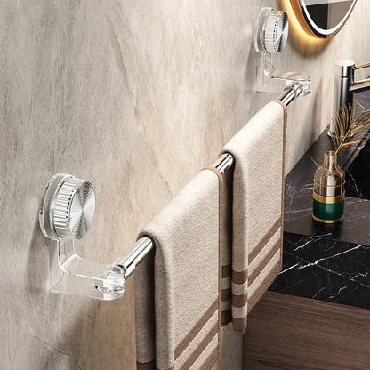 Kavdrino Bathroom Toilet Washroom Towel Storage Rack Wall-Mounted Non-Marking Fixture